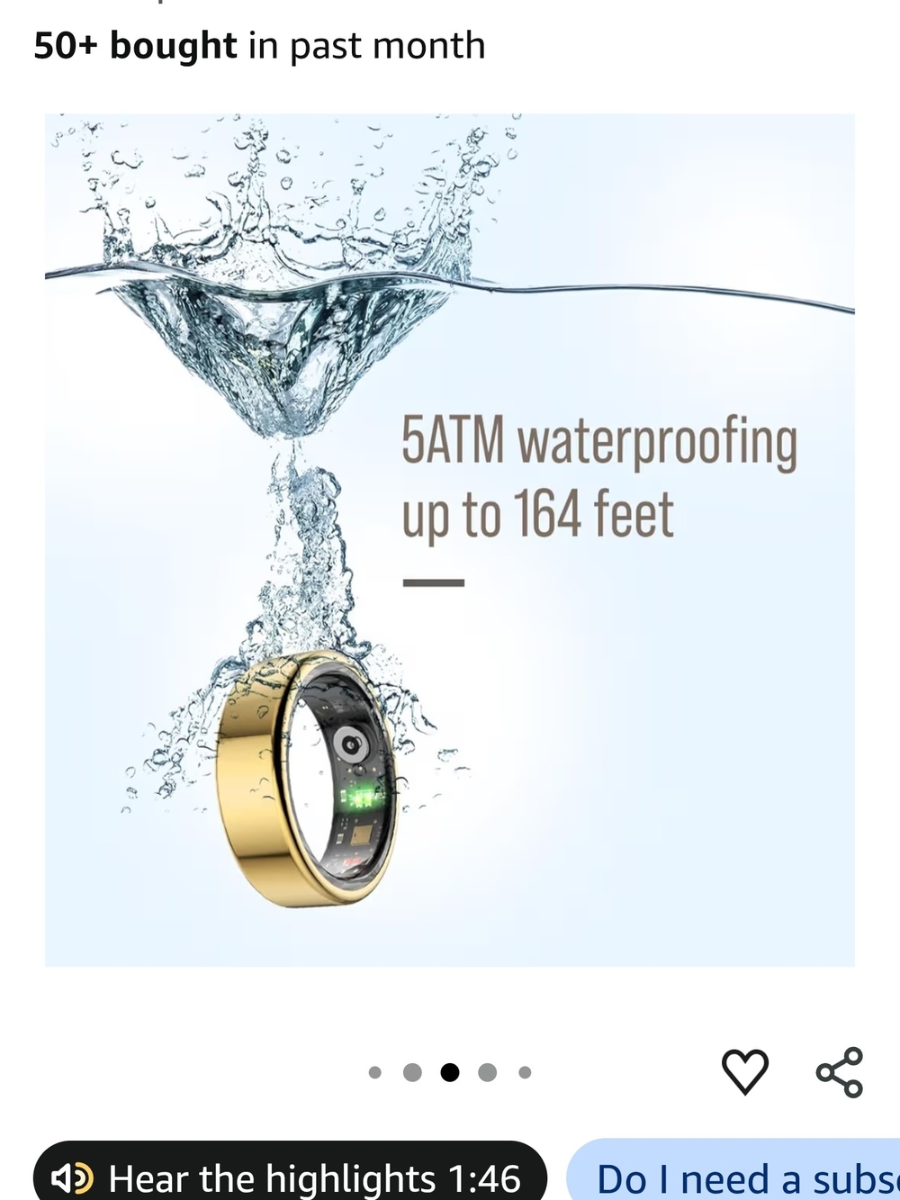 Smart Ring - Blue - Picture 7 of 7